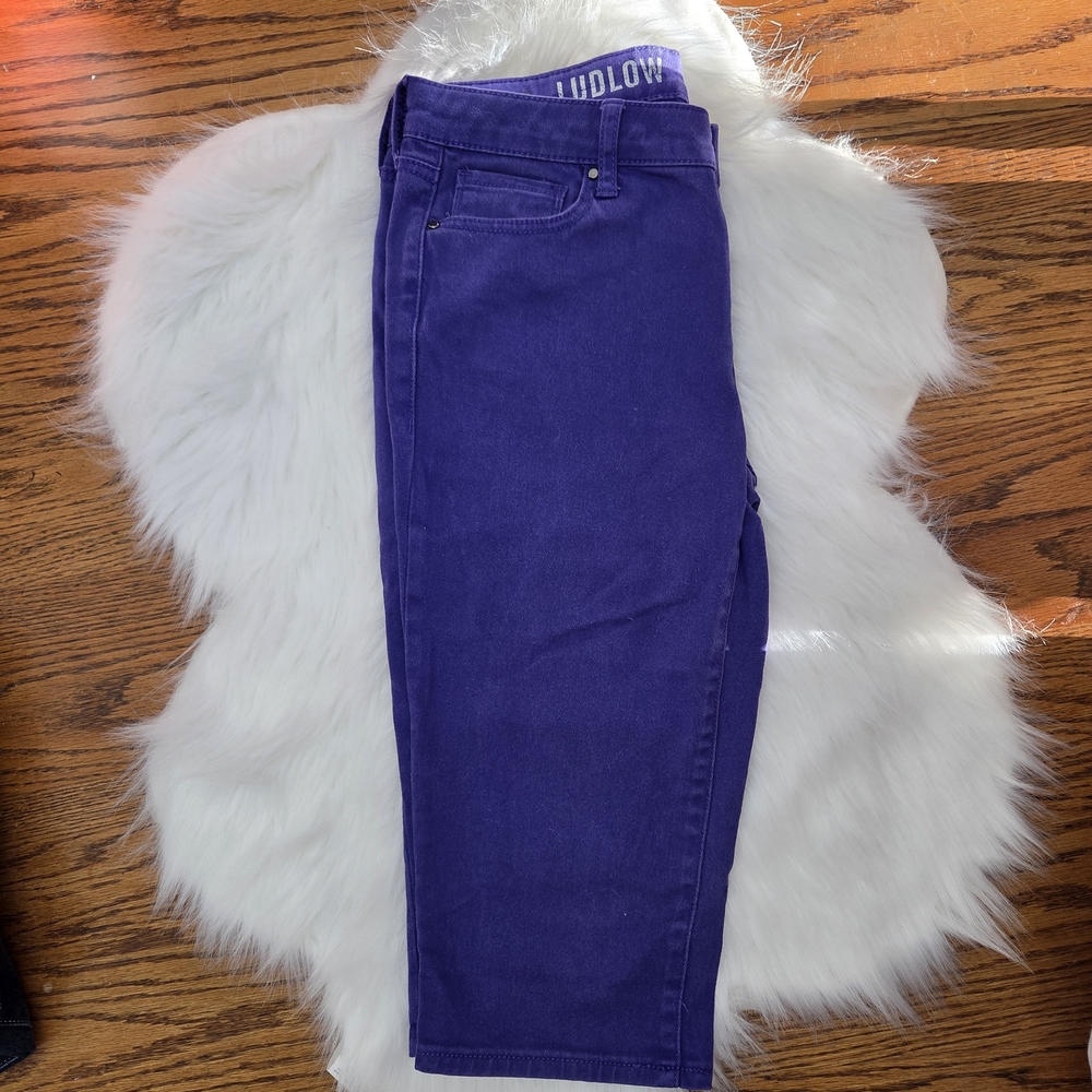 DKNY Women's Purple Capris